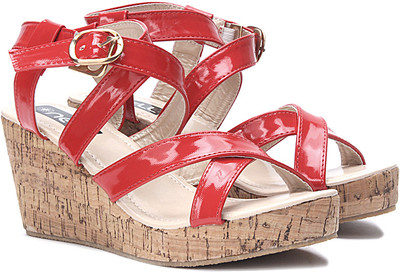 Nell Women Red Wedges