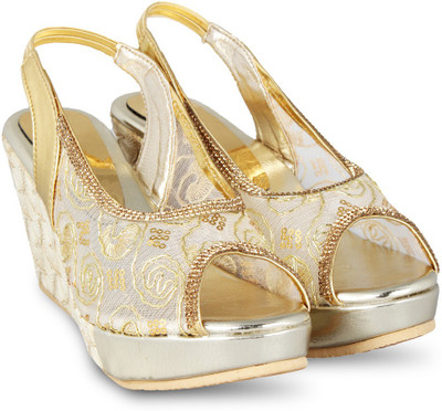 

Anand Archies Girls Wedges(Gold