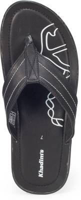 Khadim's Men Black Sandals