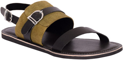 

Tortoise Men Black Sandals