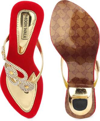 Moonwalk Women Red Heels