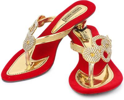 Moonwalk Women Red Heels