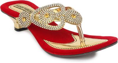 Moonwalk Women Red Heels