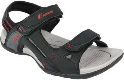 

Fsports Men Black Red Sandals