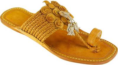 eKolhapuri Men Yellow Sandals