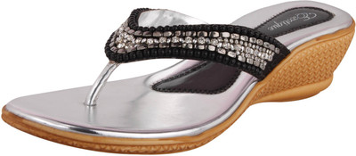 

Exotique Women Silver Wedges