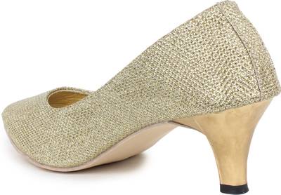 Shoetopia Women Golden Heels