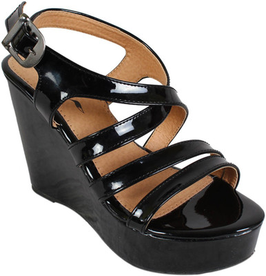

Bellafoz Women Black Wedges