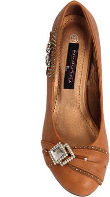 Trilokani Women Black Heels