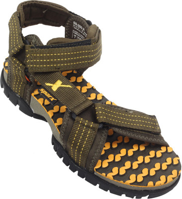 

Sparx Men Olive Yellow Casual