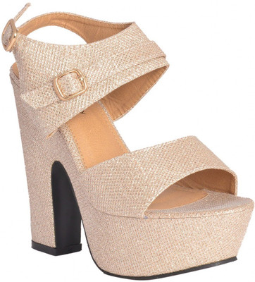 

Shuberry Women Champagne Heels