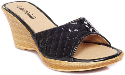 

Dolphin Miles Women Black Wedges