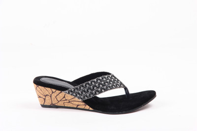 

Adorn Women Black Wedges
