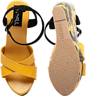 

Nell Women Yellow Wedges