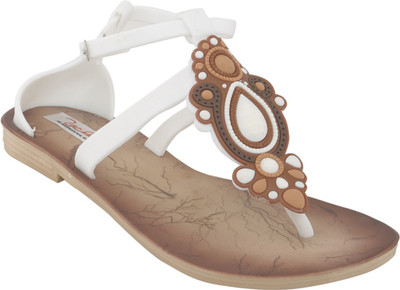 

Zachho Women White Flats