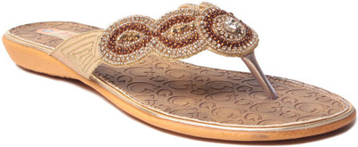 

MSC Women Gold Flats