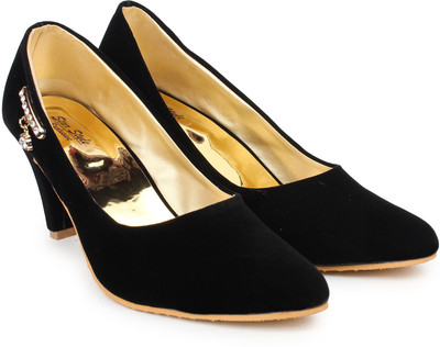Star Style Women Black Heels