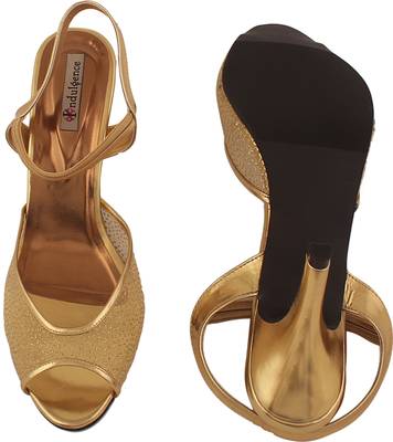 Indulgence Women Gold Heels