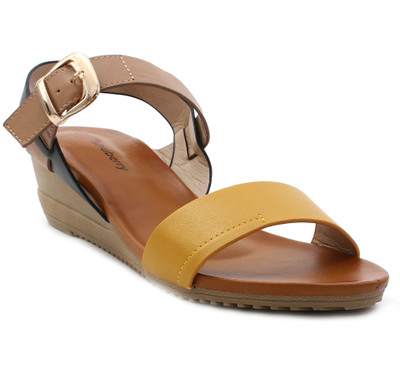 

Shuberry Women Yellow Wedges
