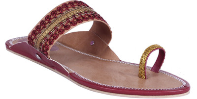 

Royal Collection Women Maroon Sandals