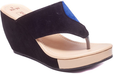 

Dolphin Miles Women Black Wedges