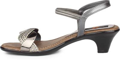 Shezone Women Grey Heels