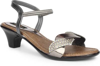 Shezone Women Grey Heels