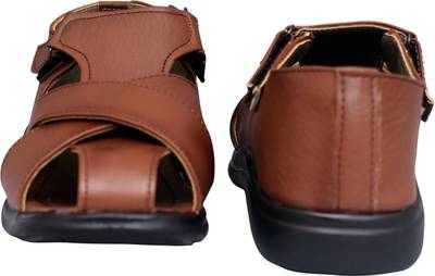Shopolozy Men Black Sandals