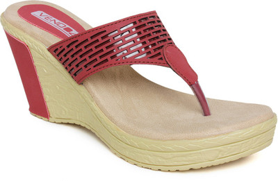

Vendoz Women Maroon Wedges