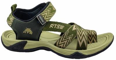 RTS Men MEHENDI/CAMEL Sandals