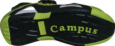 Campus Men Black Sandals