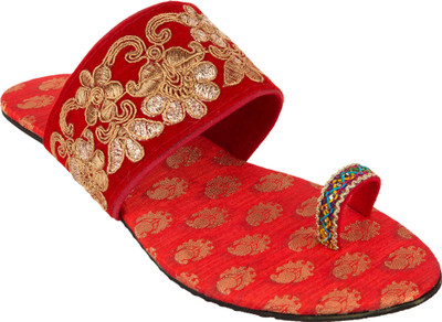 Royal Collection Women Red Flats