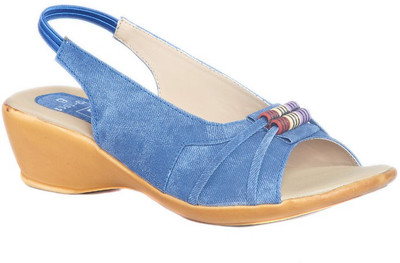 

Dolphin Miles Women Blue Wedges