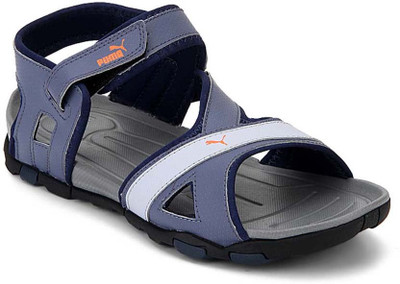 

Puma Men Gray-Peacoat-Orange Sandals