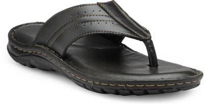 Teakwood Men Black Sandals