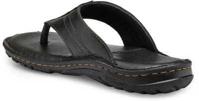 Teakwood Men Black Sandals
