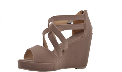 

Shuberry Women Khaki Wedges