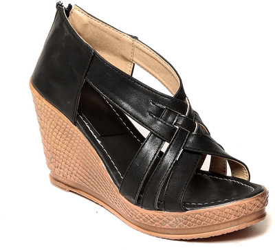 

Adorn Women Black Wedges