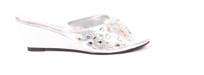 

Adorn Women Silver Wedges