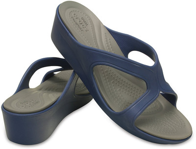 

Crocs Women Blue Wedges