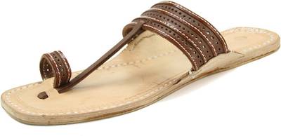 eKolhapuri Men Yellow Sandals
