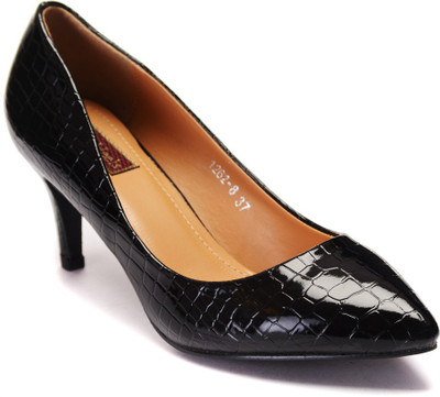 Flat n Heels Women Black Heels