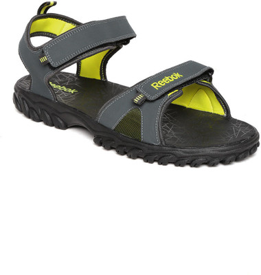

REEBOK Men GRAVEL/SOLAR GREEN/BLK Sports Sandals