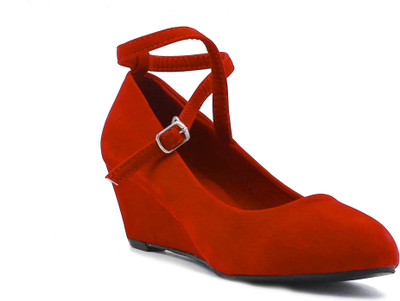 

Shuberry Women Red Wedges