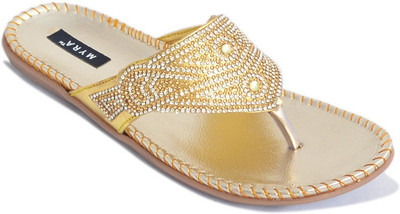 

Myra Women Golden Flats