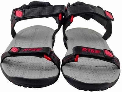 RTS Men Black/Red Sandals