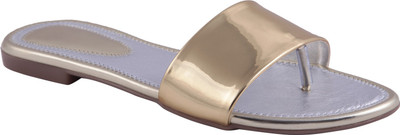 

Adorn Women Gold Flats