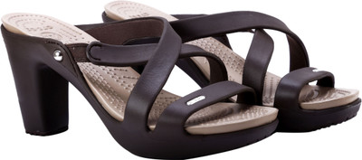 

Crocs Women Brown Heels