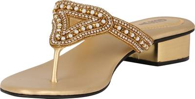 Glitz Women Gold Heels