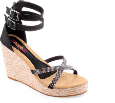 

Shuz Touch Women Black Wedges